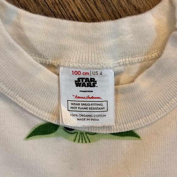 HA Star Wars Yoda pjs size 100cm/ 4 EUC - Picture 3 of 10